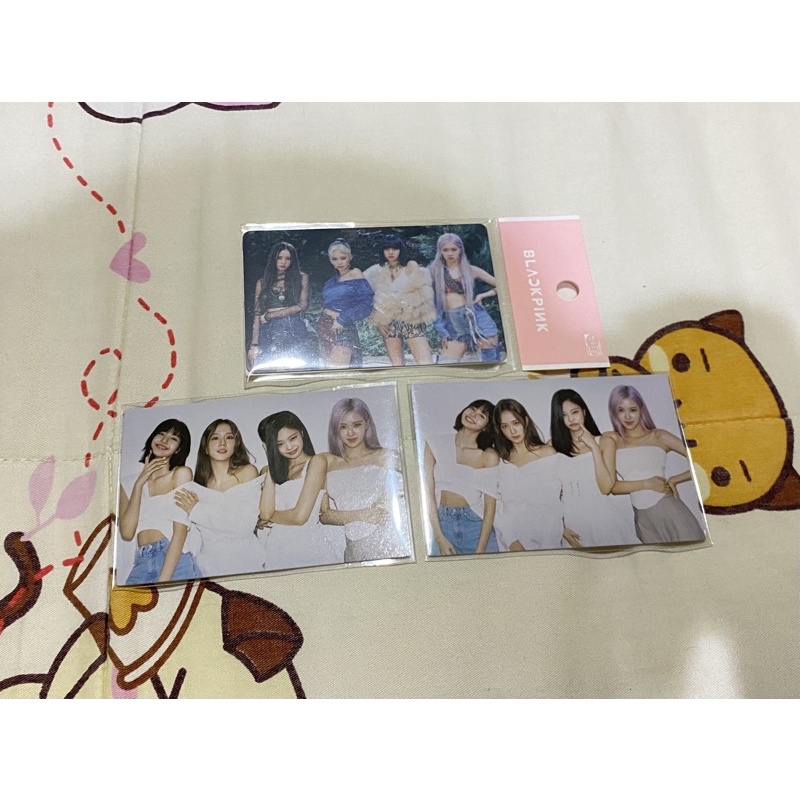 Blackpink photocard group cashbee hylt benefit target us pc rose jennie jisoo lisa rosé