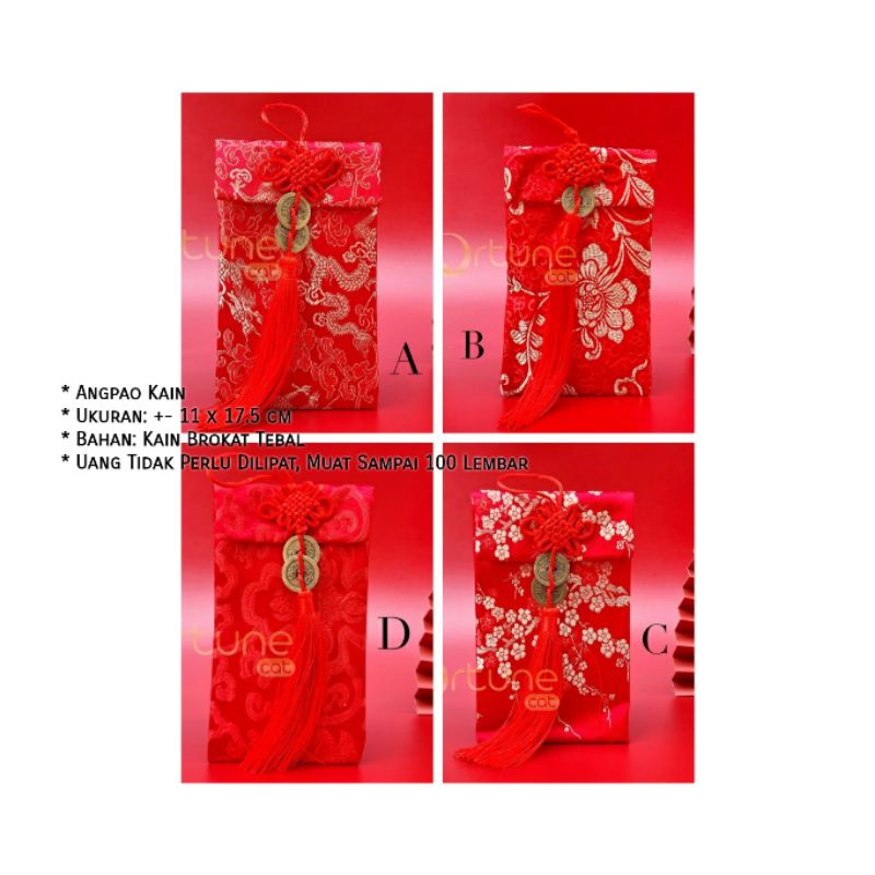 

ANGPAO IMLEK KAIN IMPORT KOIN BAHAN KAIN TEBAL HONG BAO RED BISA UNTUK ANGPAO WEDDING