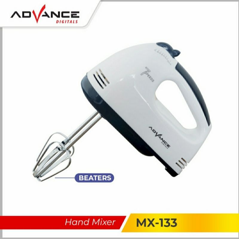 hand mixer scarlet Advance  7 speed