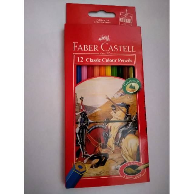 

Pensil warna faber castell isi 12 warna