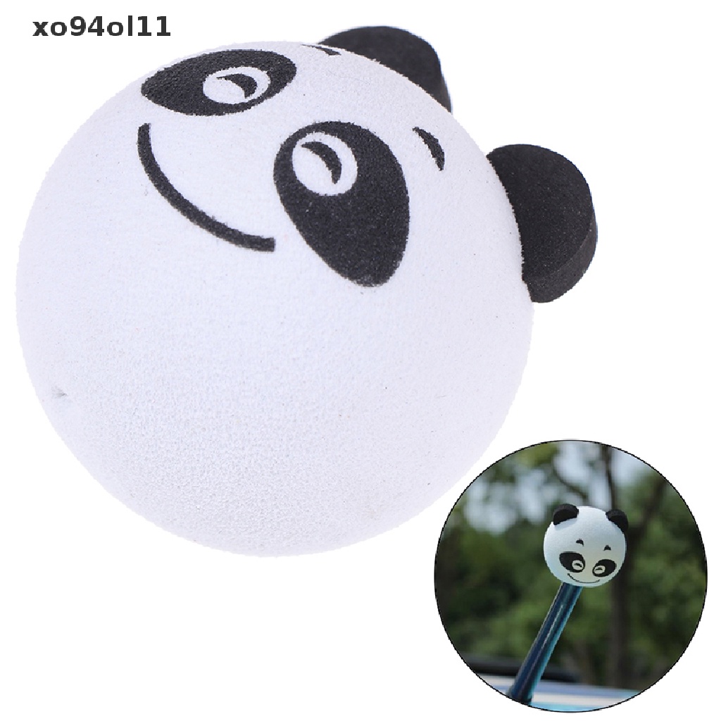 (Hot Sale) Mainan Dekorasi Ujung Antena Mobil Bentuk Panda Lucu Bahan EVA Untuk Hadiah