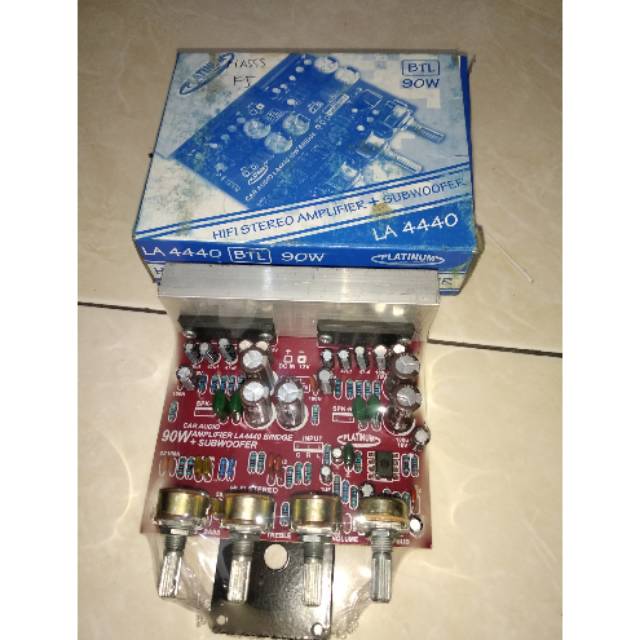 Kit stereo amplifier plus subwoofer LA 4440 PLATINUM