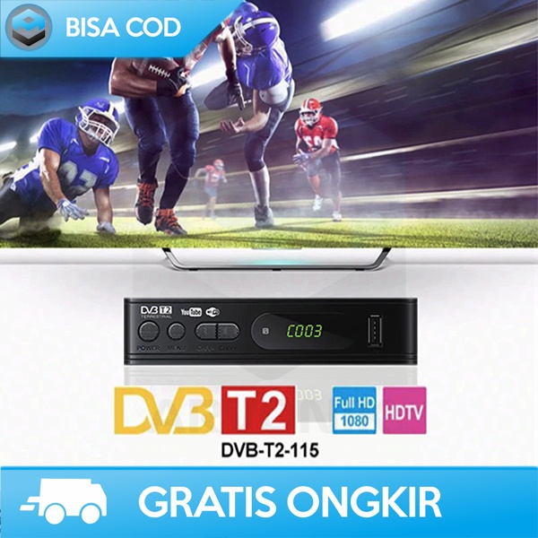 RECEIVER BOX TV TUNER DIGITAL SATELLITE TAFFWARE 1080P DVB-T2 ORIGINAL