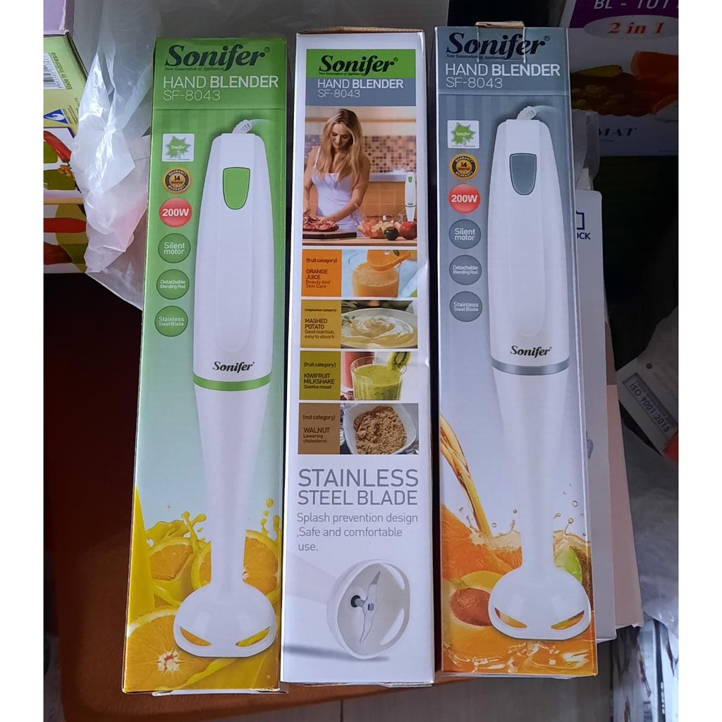 SONIFER SF-8043 HAND BLENDER Tangan Penghalus Makanan Flexible SF8043 Alat Peras Jeruk 8043