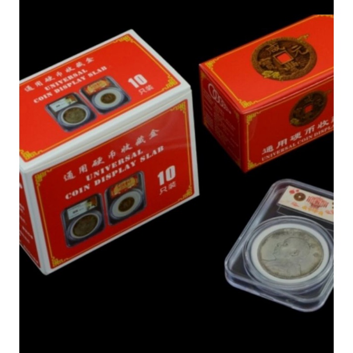 pelindung koin coin holder slab universal kapsul busa 16-46 mm