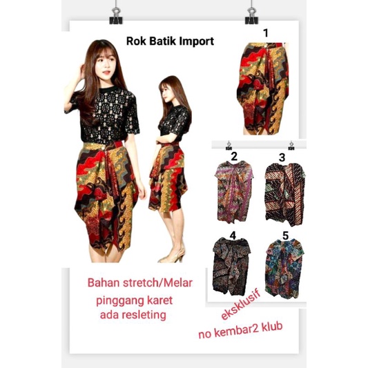 AZ BISA COD PROMO Rok Batik Modis Kekinian Etnik