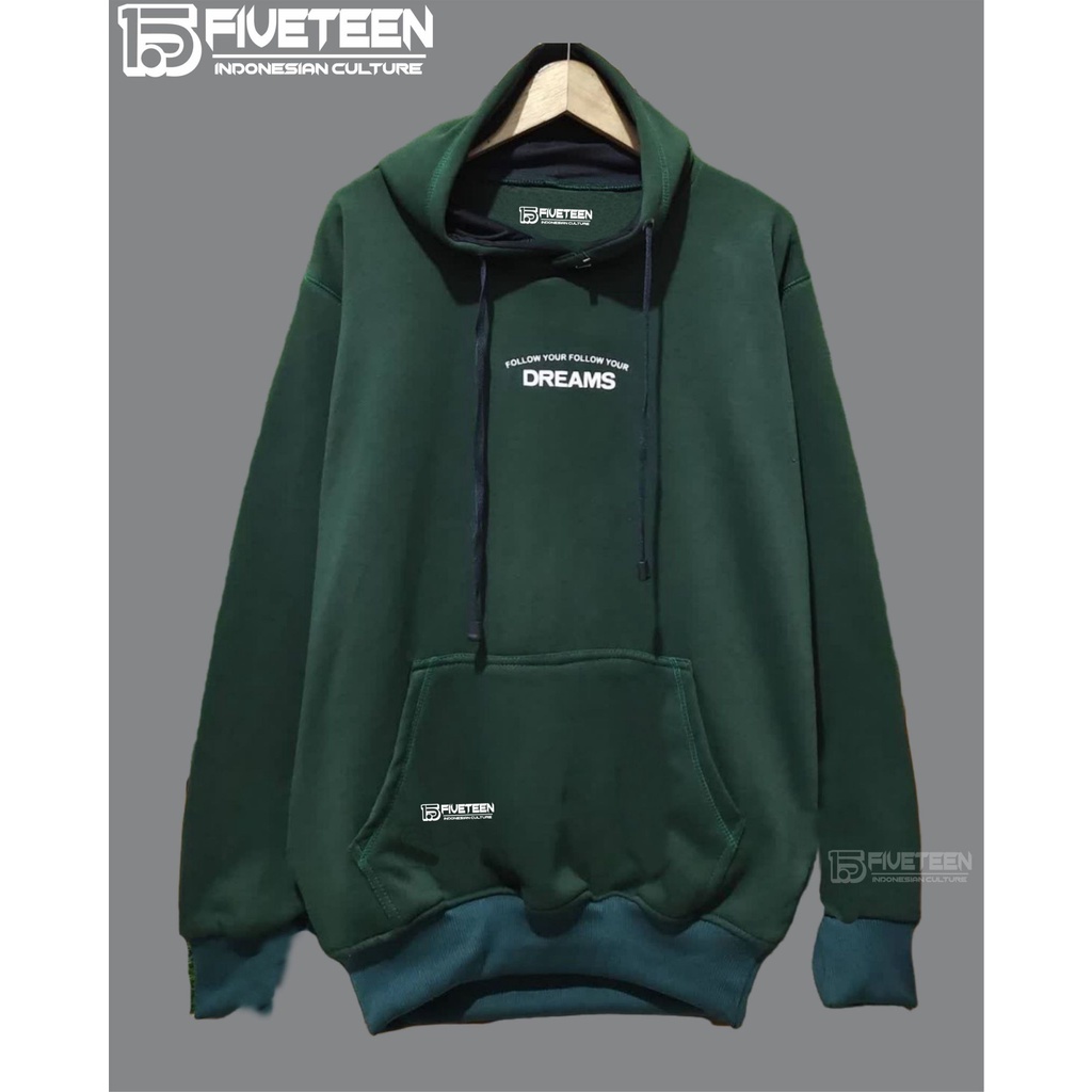 hoodie distro fifteen15 warna hijau botol dreams sweater distro pria kain halus suwiter cowok distro terbaru 2021 hudie cowo keren zipper hoodie distro hoodie sweater zipper blds high quality distro 15fiffteen