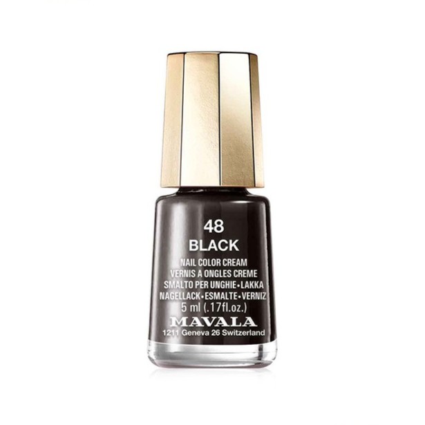 Mavala nail polish No 48 black