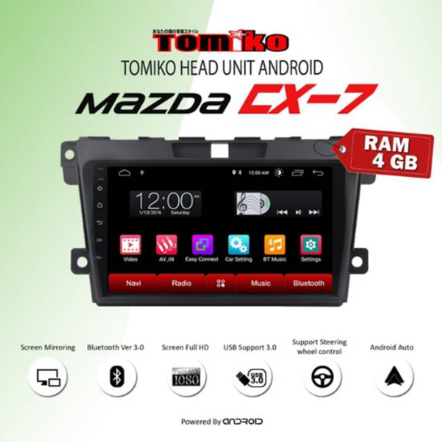 head unit TOMIKO OEM for mazda CX-7