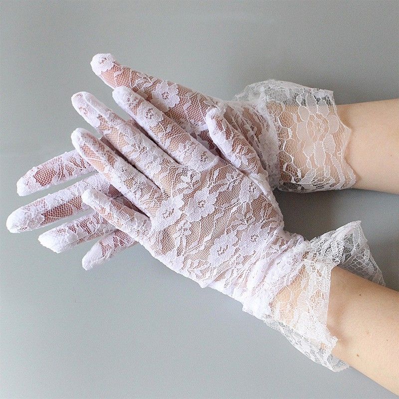 Sarung tangan pengantin/sarung tangan pengantin renda brokat bridal wedding gloves