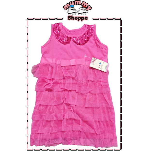 Dress anak perempuan sequins dress 4204