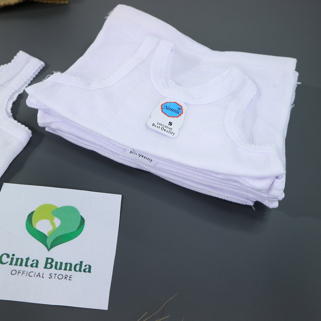 1 LUSIN KAOS DALAM ANAK PUTIH POLOS KAOS DALAM ANAK SINGLET ANAK KAOS DALAM POLOS