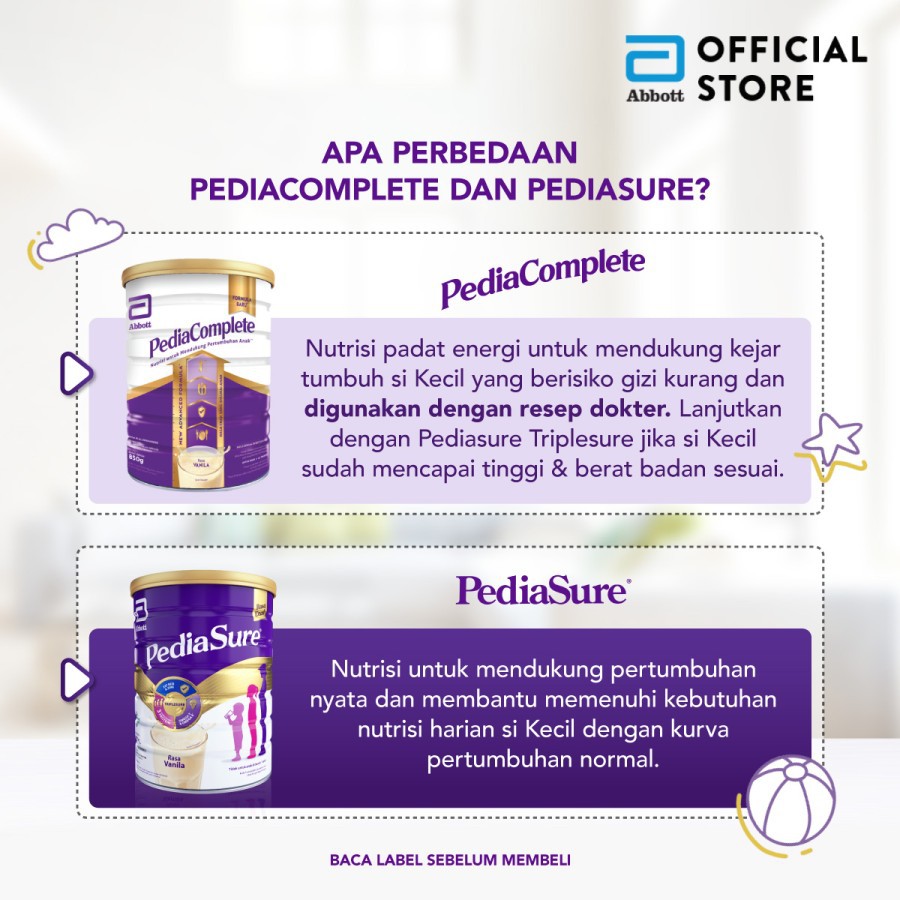 Pedia Complete / Pediasure Complete 400gr Vanila