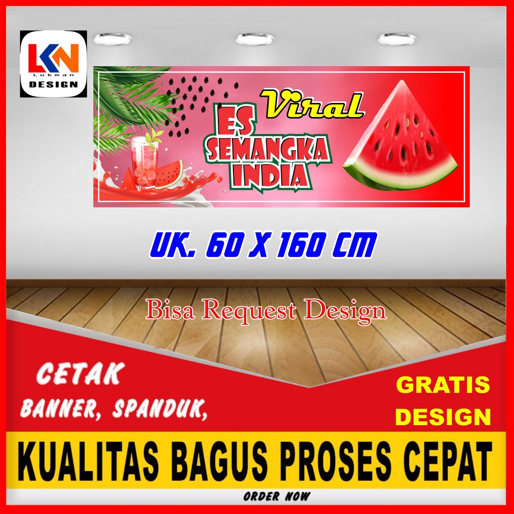 Jual Banner Spanduk Es Semangka India Shopee Indonesia