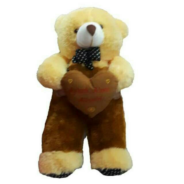 (Ukir Nama / Foto) Bordir Boneka Teddy Bear Jojon 85 cm