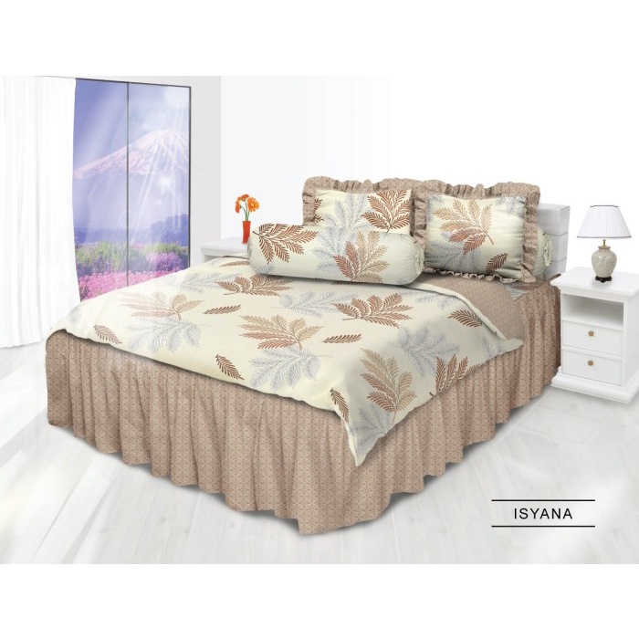 SPREI RUMBAI MY LOVE KING UK. 180X200X40CM - NEW MOTIF - ISYANA