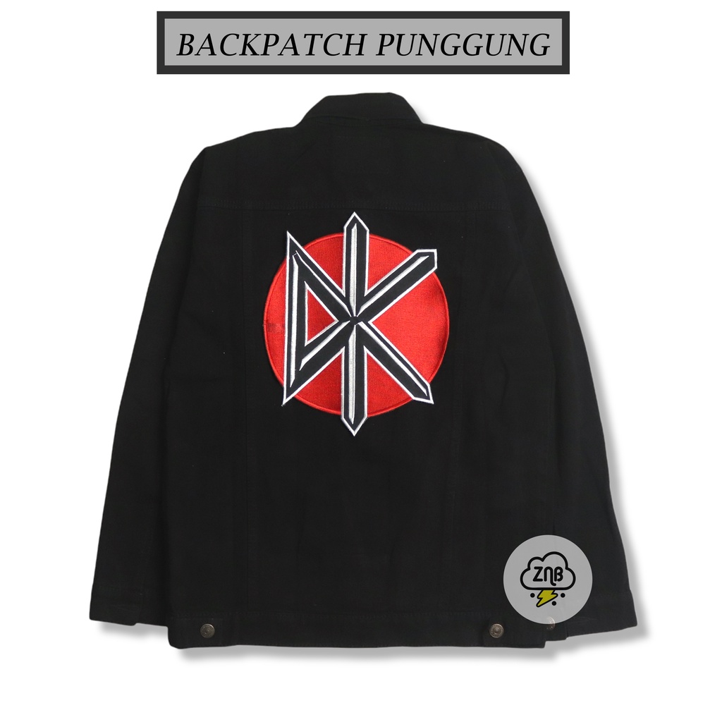 Backpatch Bordir Patch Punggung Tempelan Jaket Patch Dead kennedys