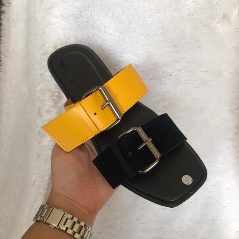 SB - SANDAL FLATS 2TONE