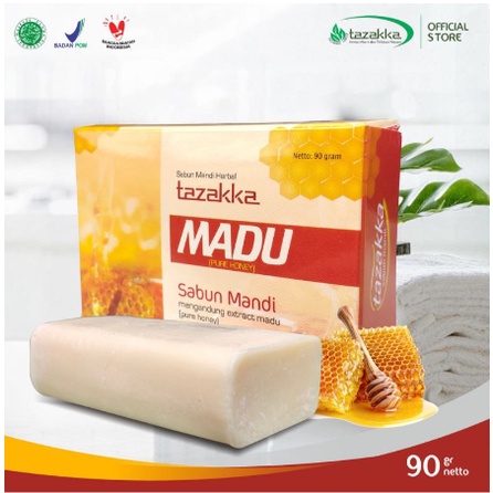 Sabun Madu Herbal Sabun Mandi Madu Memutihkan Badan Mencegah iritasi dan kulit kering Merawat, Mengobati gatal dan bruntusan