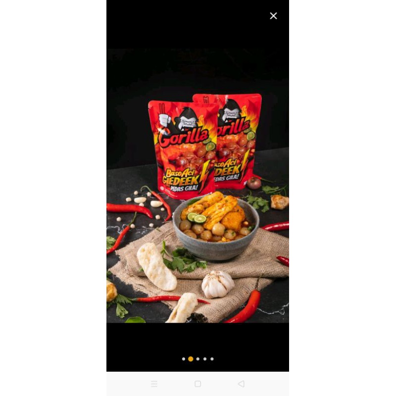 

Gorrila baso aci gledek 200gram