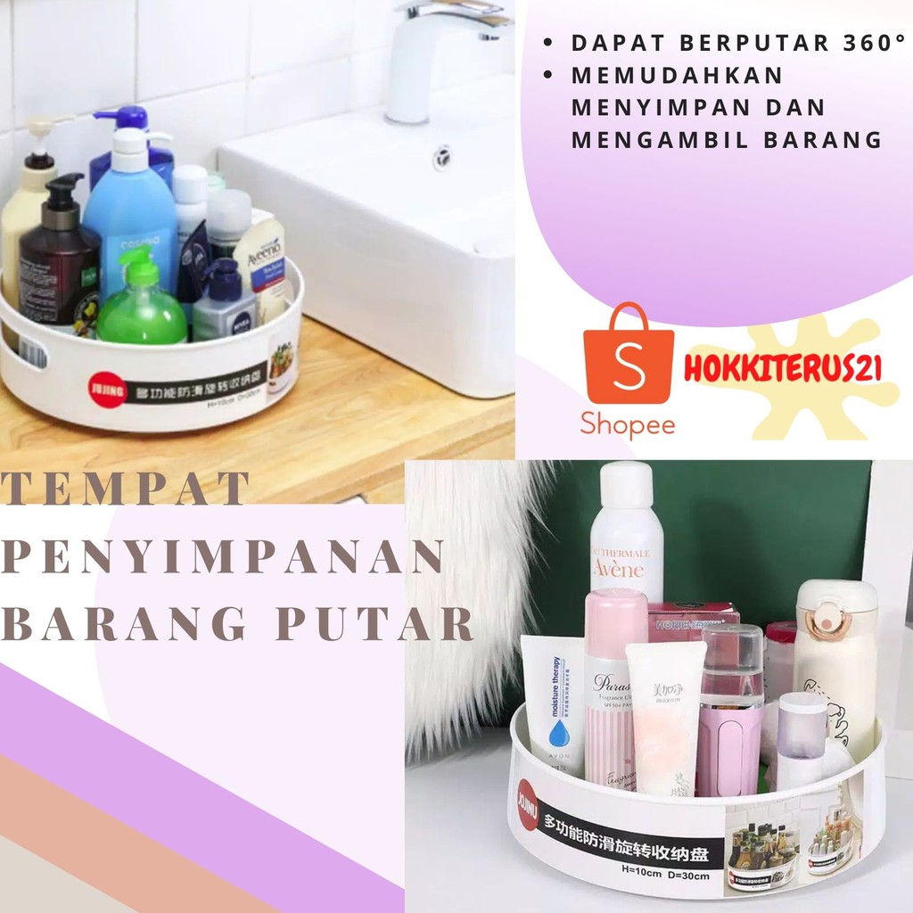 Tempat Penyimpanan Barang Kosmetik Peralatan Mandi