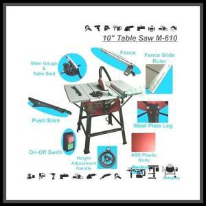 MODERN M 610 Mesin Table Saw 10 inch /Gergaji Kayu M-610