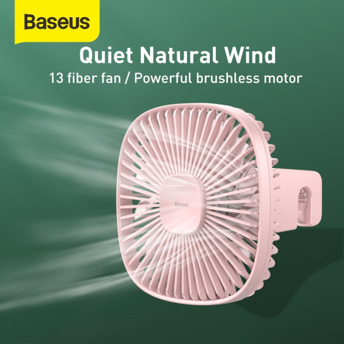 BASEUS Kipas Mobil Natural Wind Magnetic Rear Seat Fan - CXZR