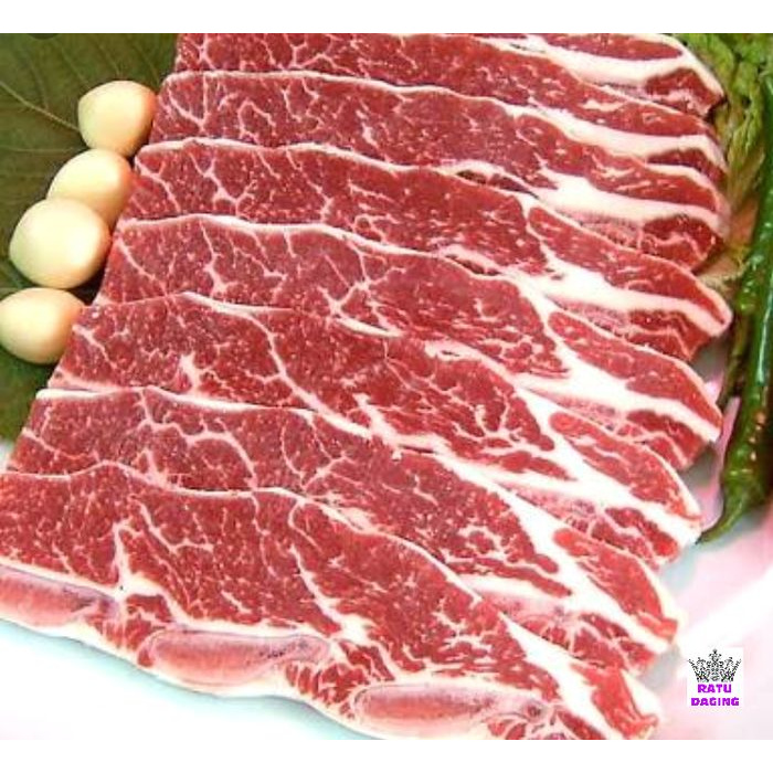 

Iga sapi Prime Bonein / Shortribs AMERIKA Prime MARBLING 4++ @500gr