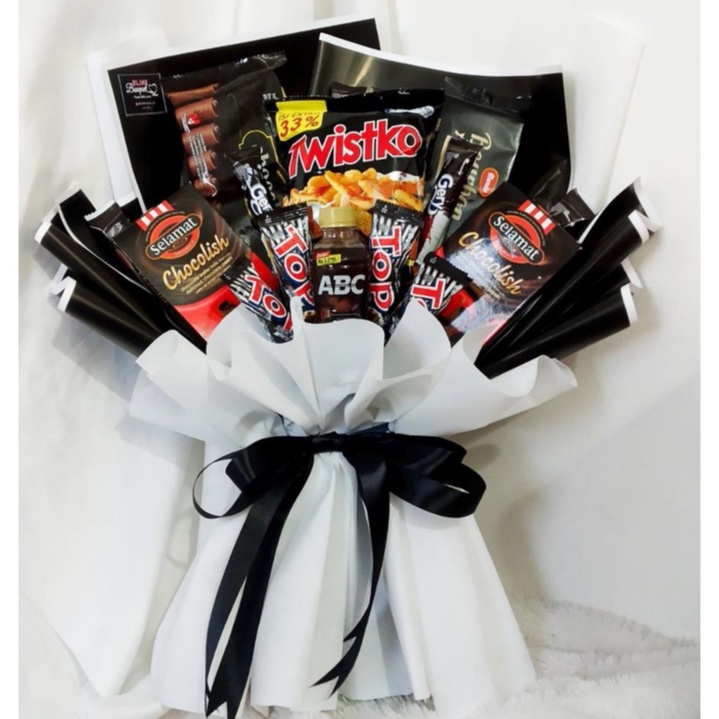 (FREE GREETING CARD) HADIAH WISUDA  BUKET SNACK SEMPRO SEMHAS ULTAH BEST SELLER