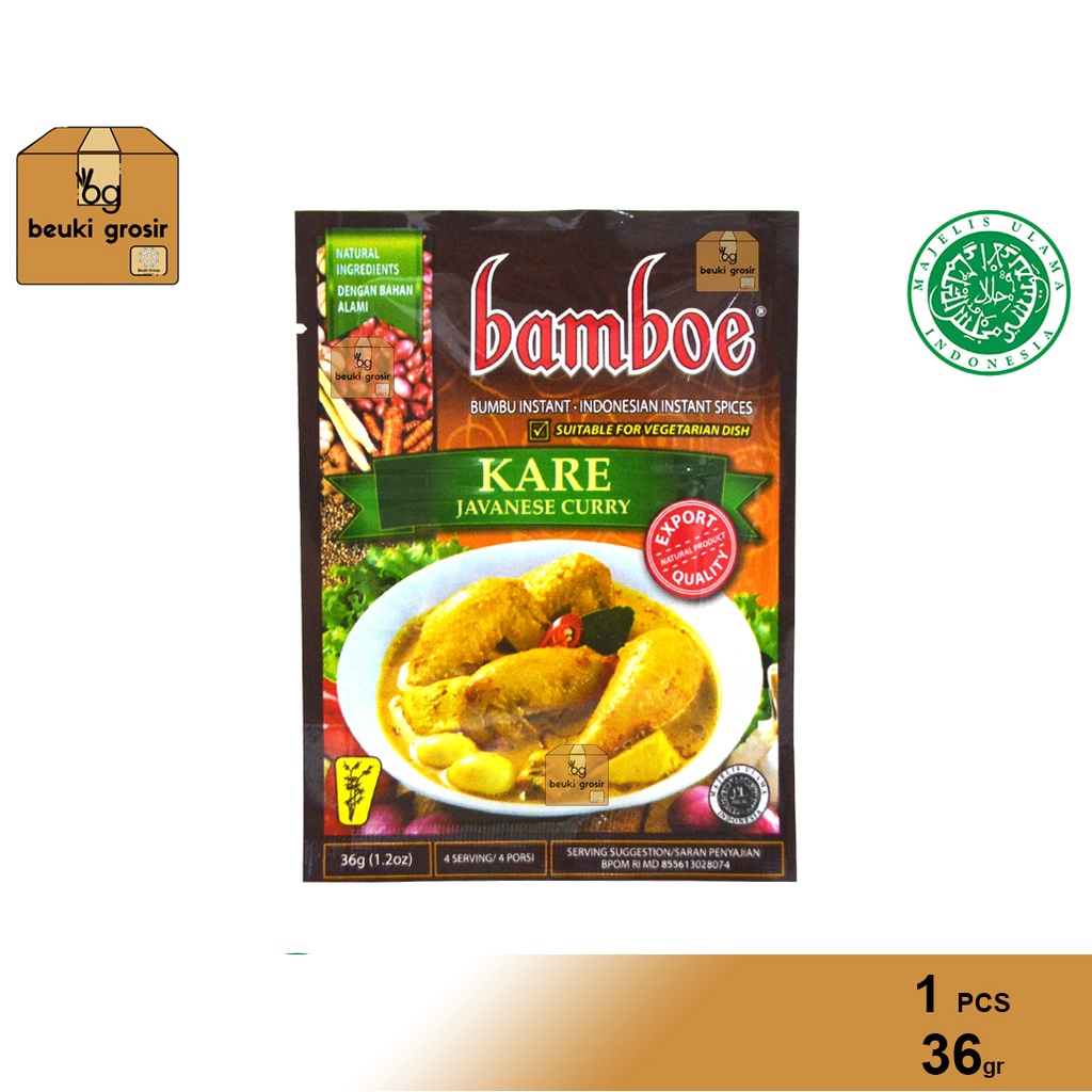 

ECER Bamboe Indonesia Bumbu Kare Instan - 36gr