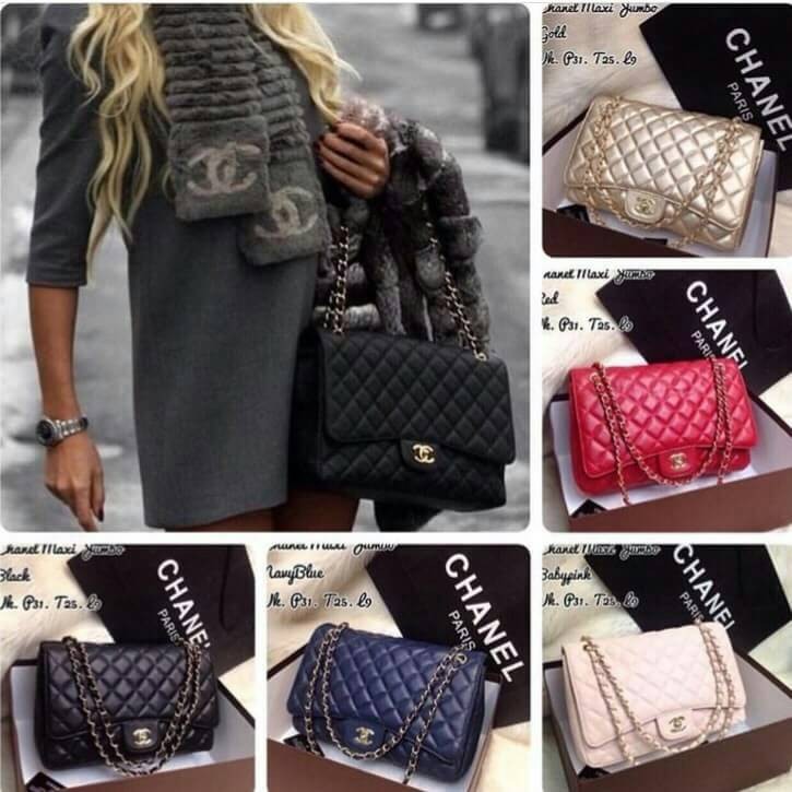 TAS CHANEL MAXI JUMBO 31X25CM