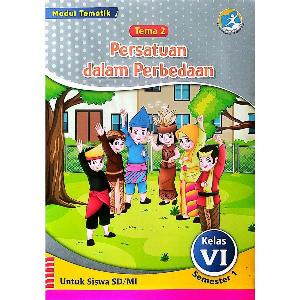 Buku LKS Tematik Tema 1,2,3,4,5,6,7,8,9 Kelas 6 SD/MI Semester 1 &amp; 2 kurikulum 2013