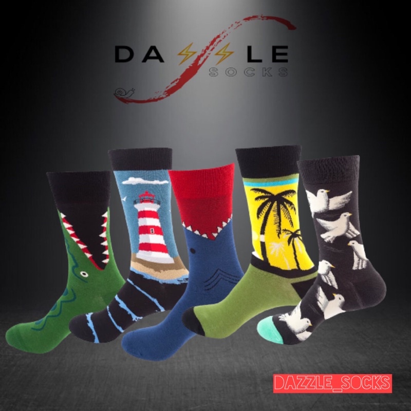 KAOS KAKI IMPORT - MOTIF PREMIUM