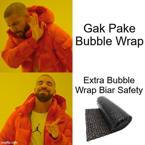 

RB Extra Bubble Wrap Biar Packing Makin Aman