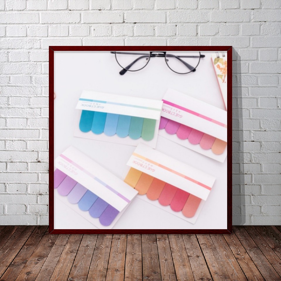 

Memo mini Stick note sticky notes polos 6 baris guestbook