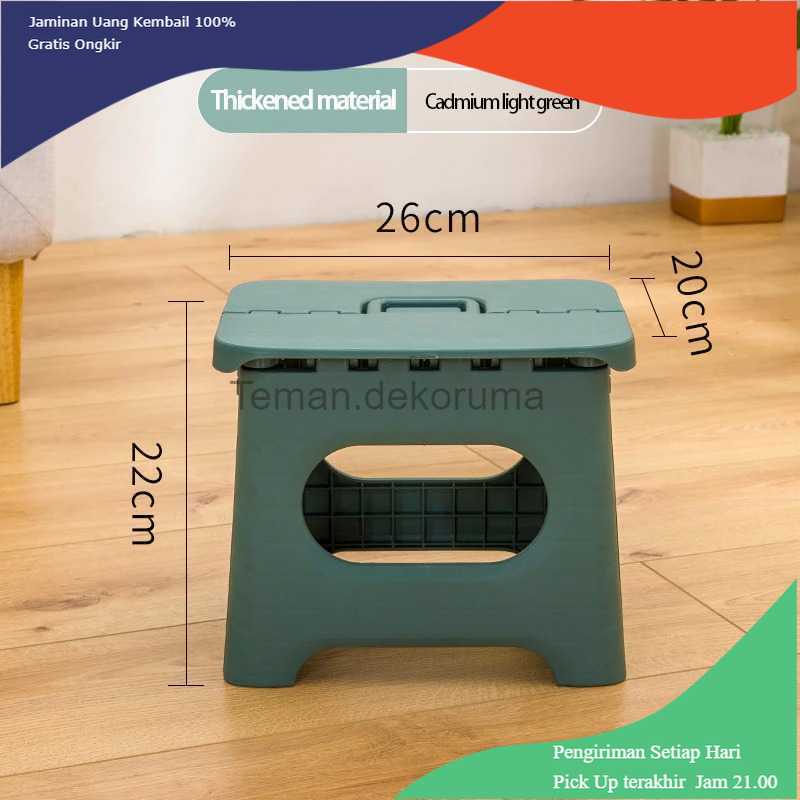 TD-DA1 JIAMI Bangku Dapur Kamar Mandi Kursi Mini Lipat Portable - ZJY2