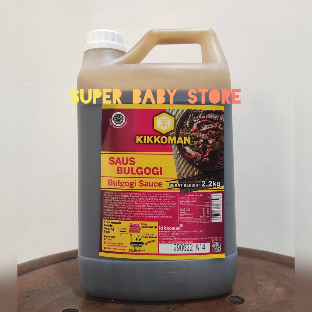 

Kikkoman Bulgogi Sauce - Saus Bulgogi 2 liter HALAL
