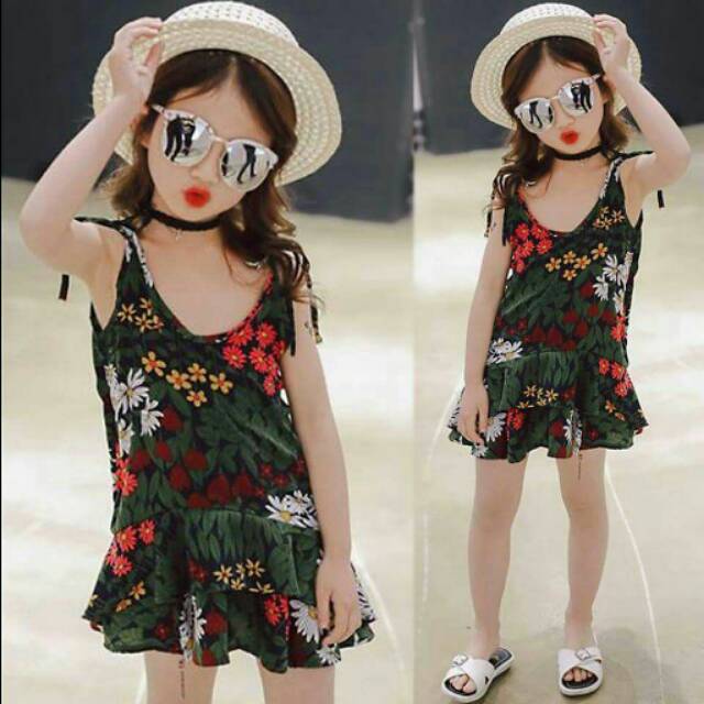 Dress Anak Cewek Sexy Hawaian Kelly