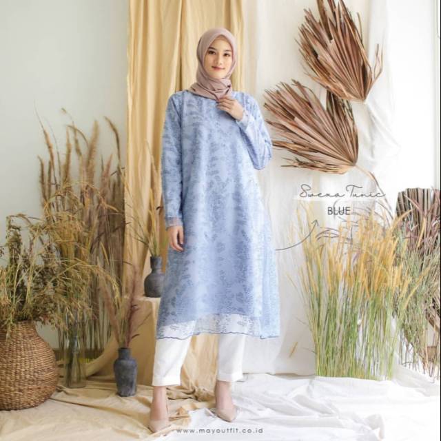SWEXA TUNIC BLUE MAYOUTFIT SIGNATURE