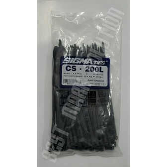 

Segera Beli Cable Ties Sigma Hitam Cs-200L Isi 100 Pcs Kabel Tis Ties Berkualitas