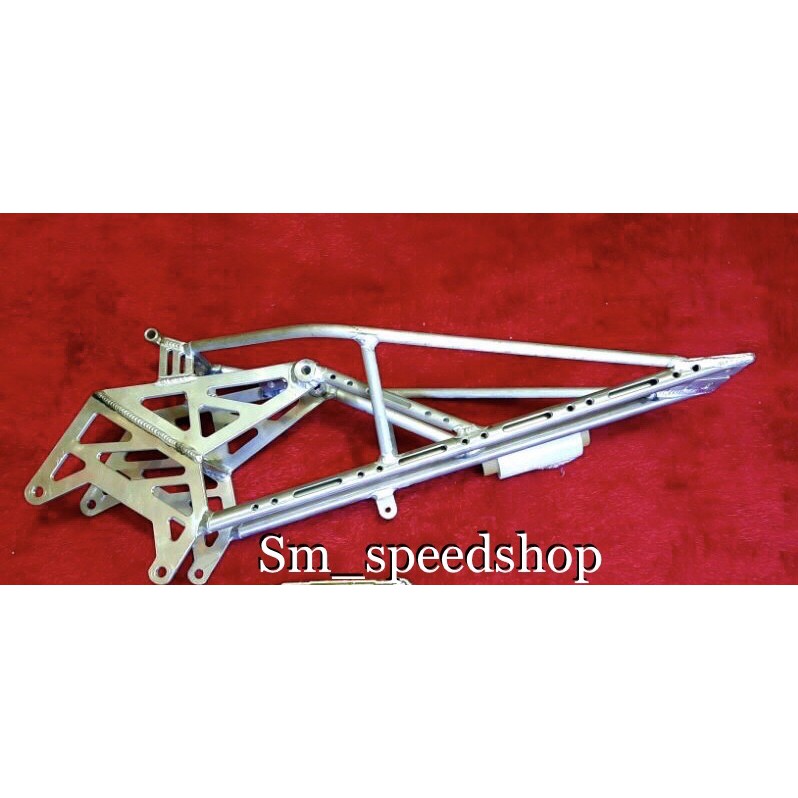 SUBFRAME SLEEP ENGINE KARISMA SUPRA 125 SUB FRAME WAVE 125 MONOSHOCK ALUMINIUM  NO AITECH KAWAHARA