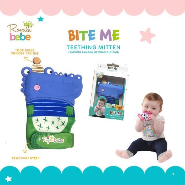 ROYALE BEBE BITE ME TEETHING MITTEN / GIGITAN BAYI ROYALE BEBE BPA FREE