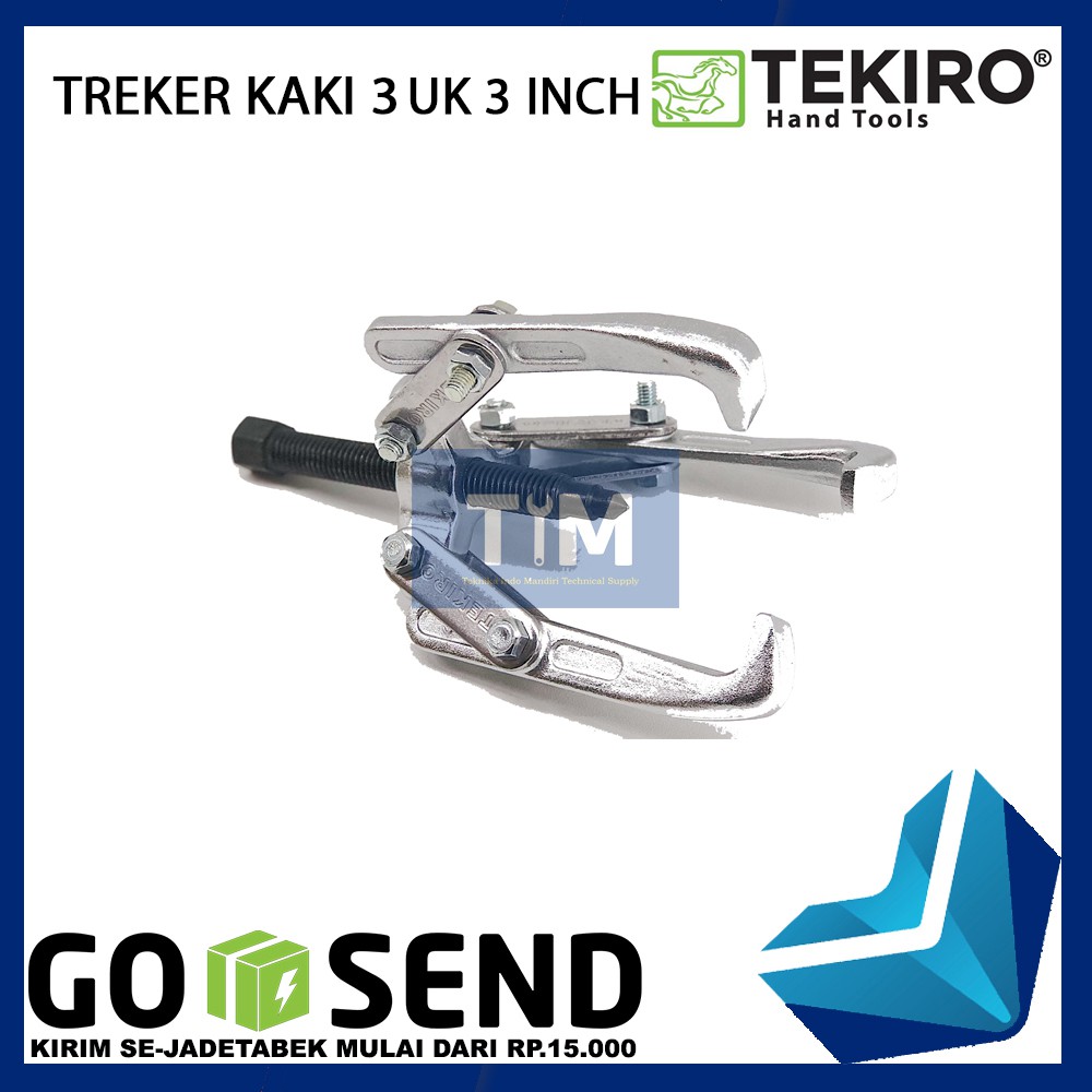 TEKIRO Treker Kaki 3 ukuran 3 INCH / Three Arm Puller 3&quot;