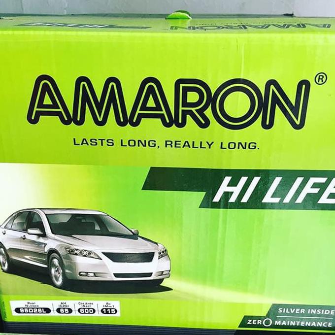Aki Mobil Mitsubishi Pajero 95D26L / 80D26L Amaron Hi Life