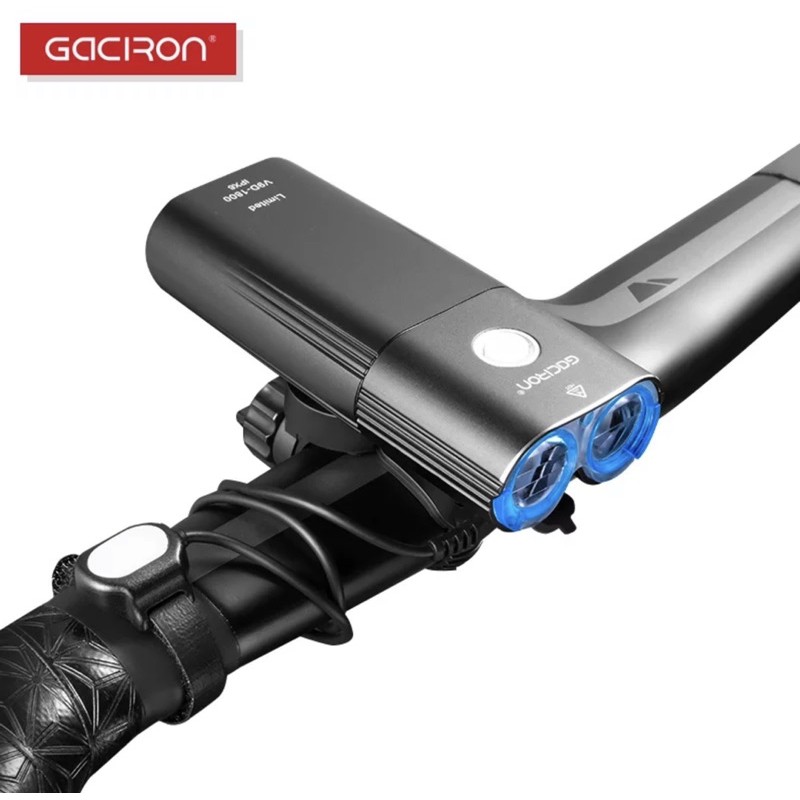 GACIRON V9D-1800 Lampu Sepeda LED Front Bike Light Bicycle 1800 Lumens IPX6 Waterproof