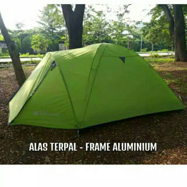 Tenda commpas camping 4 orang frame aloy/ bukan great outdoor