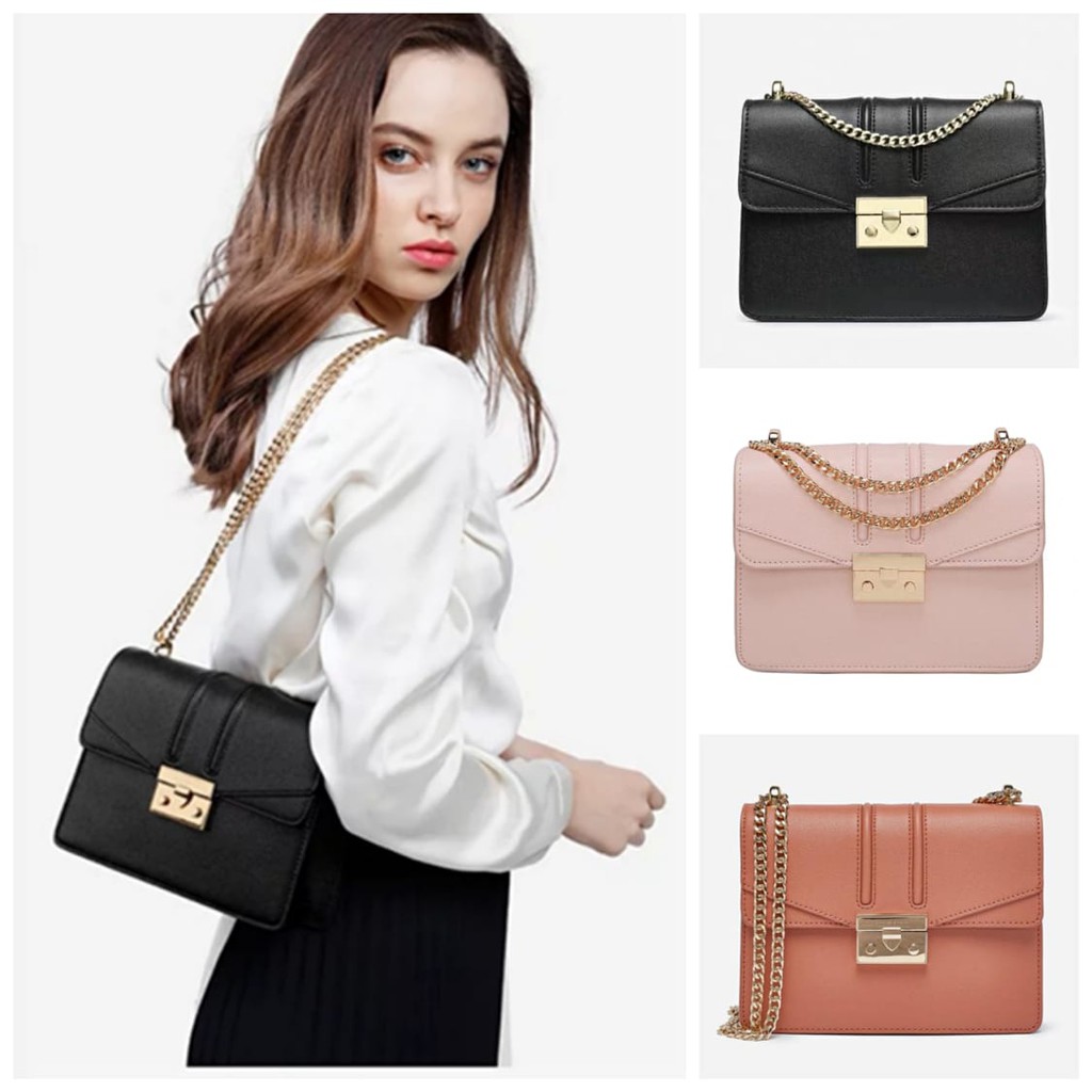 [ READY ] Tas Selempang Wanita Push Lock/Bag Wanita Kekinian/Bag kece/Tas Fashion/Tas Selempang sling bag wanita shoulder bag wanita tas selempang bahu tas wanita murah tas wanita branded tas wanita terbaru