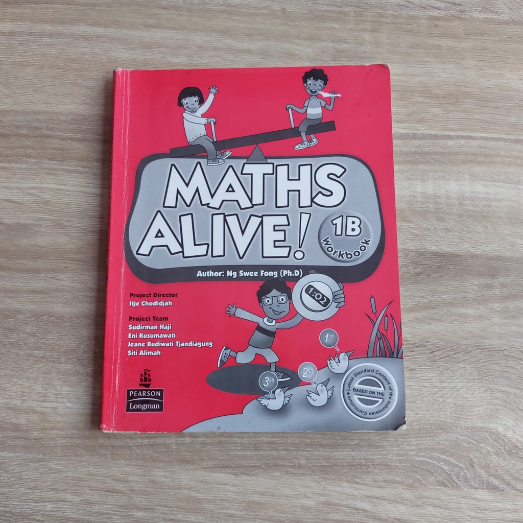 

MATH ALIVE ! 1B WAORKBOOK PEARSON LONGMAN