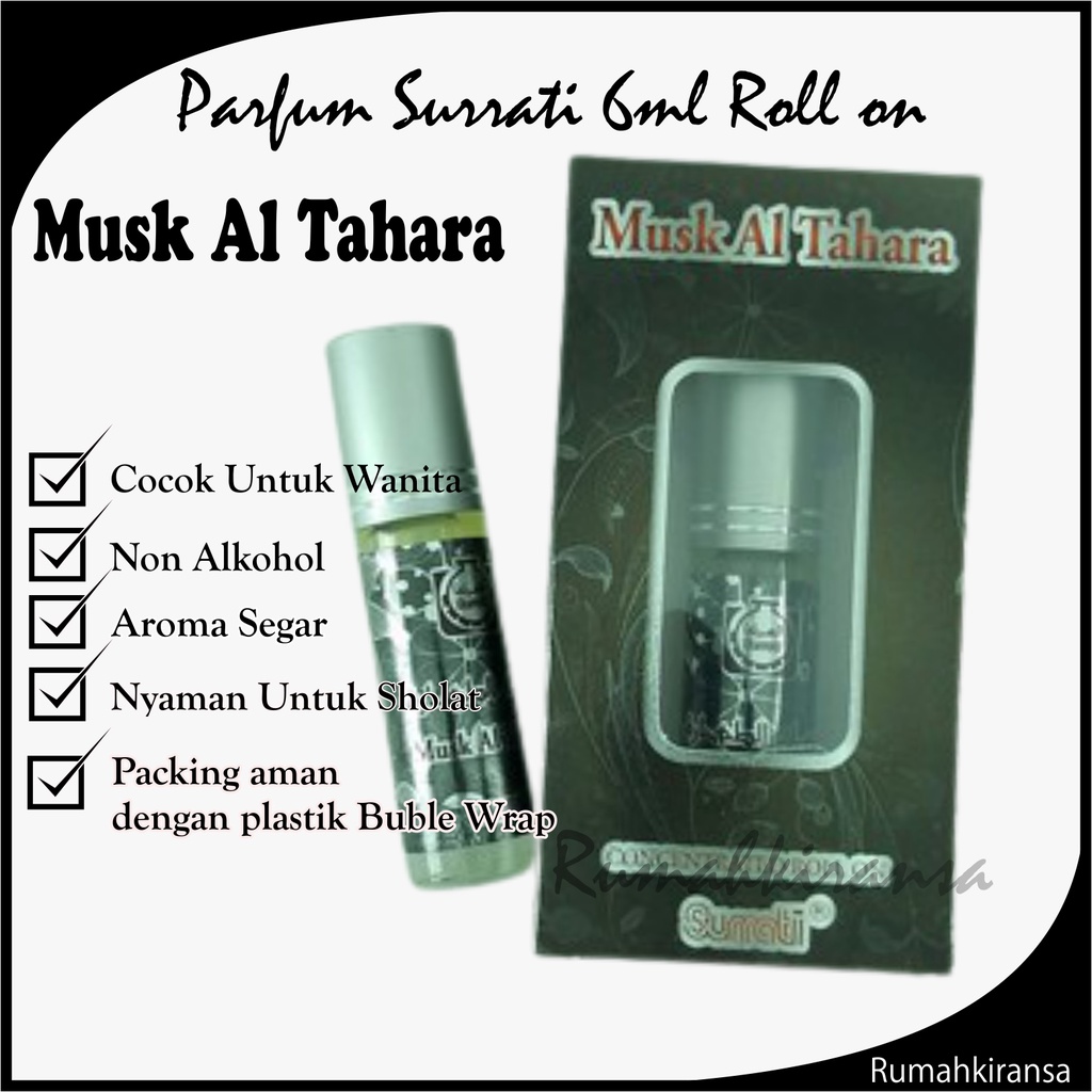 Musk / Misk Al Tahara Surrati 6 ml Roll On ORIGINAL nonalkohol