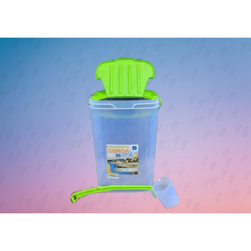 Aquarium Es Kelapa/Aquarium Es Buah/wadah/tempat es buah/toples es buah 30liter/Water Dispenser free gayung